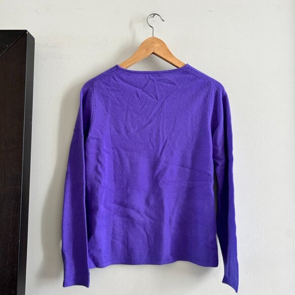 Sofia Cashmere - purple sweater - Picture 7 of 8